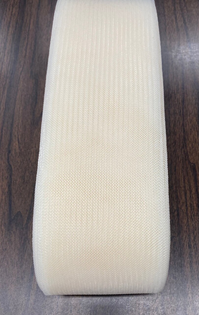 1 Yard Horsehair Braid Boning Stiff Crinoline Trim for Bridal, Quinceañera & Costume Design 4" Wide